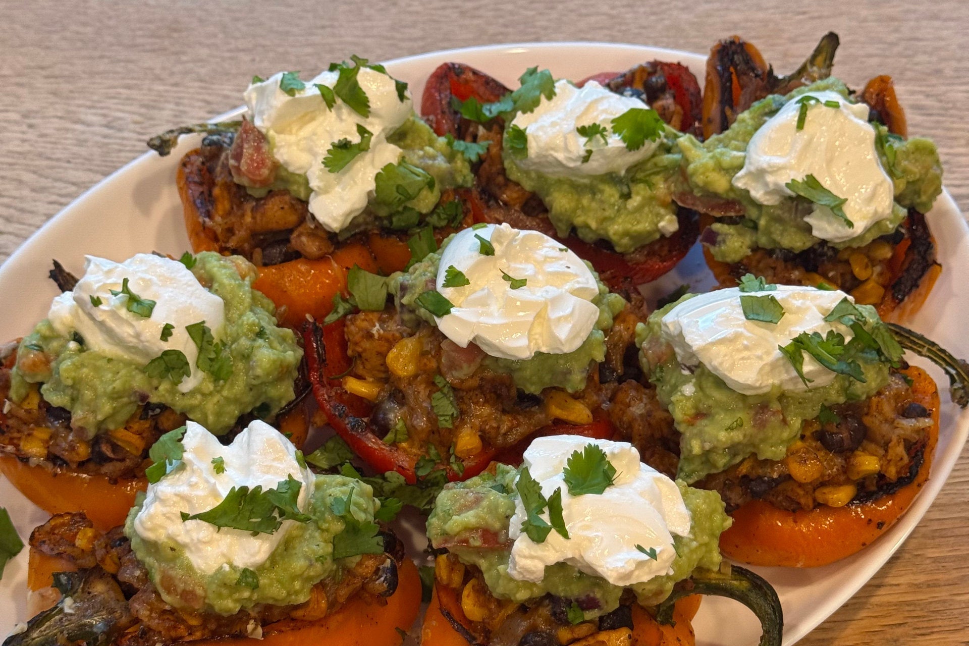 Chicken Fajita Stuffed Peppers
