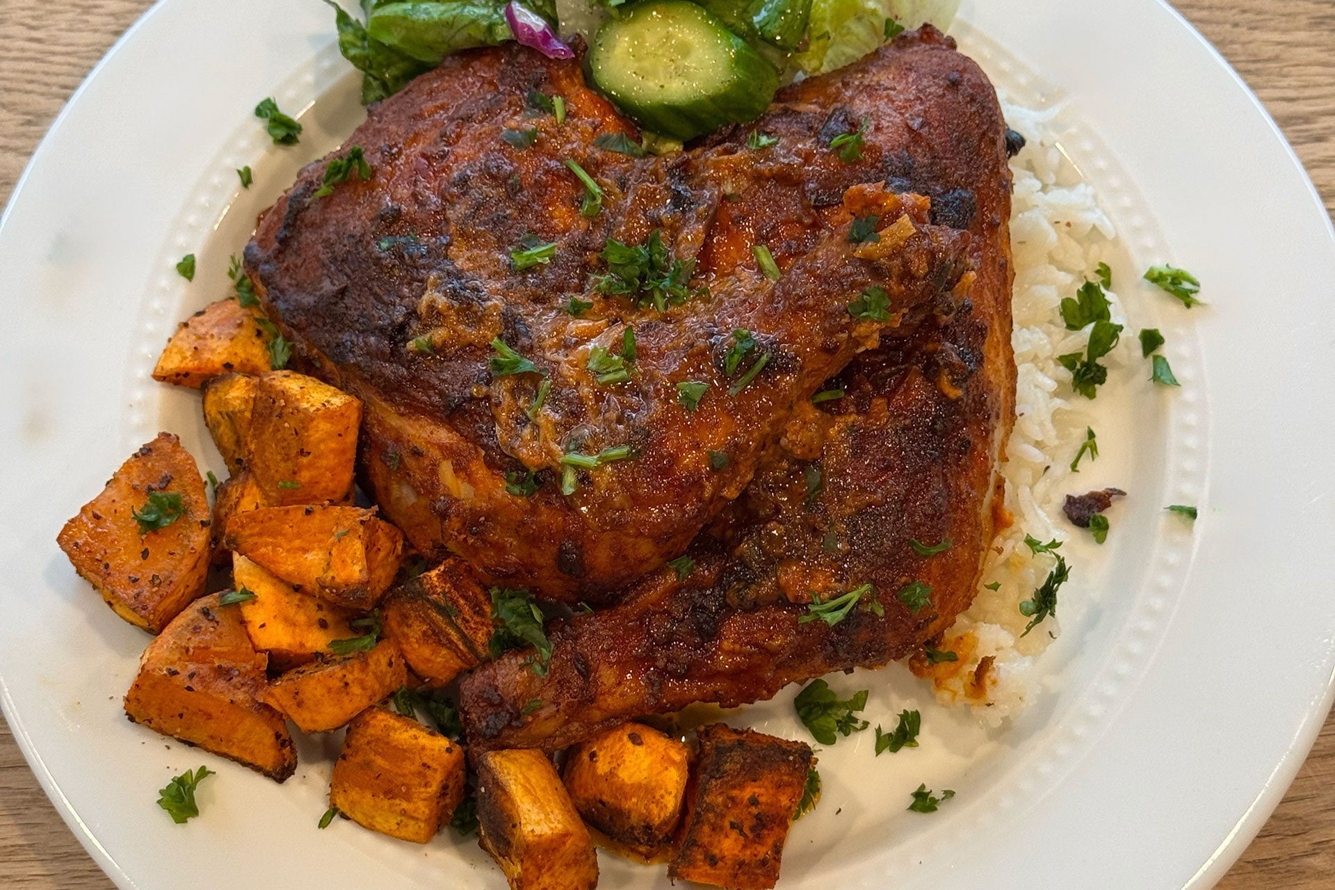Peanut Butter Baked Chicken