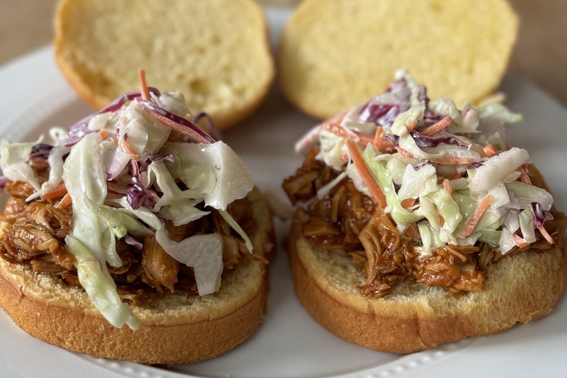 Shredded BBQ Chicken Sandwich