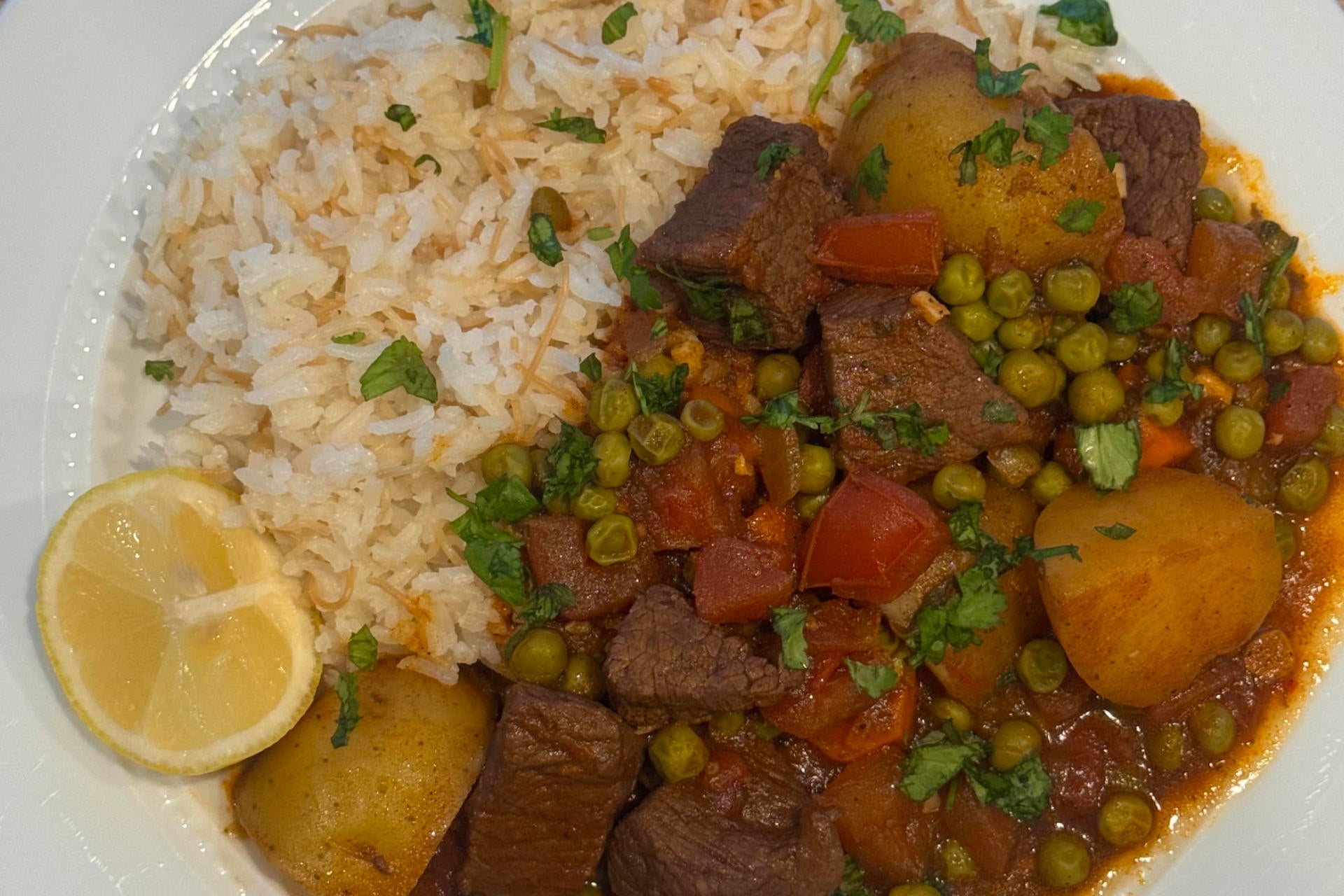 Lebanese Peas and Carrots Stew