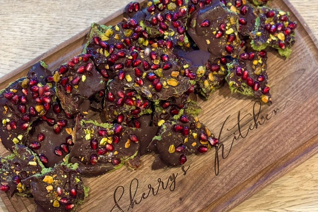 Pistachio & Pomegranate Date Bark