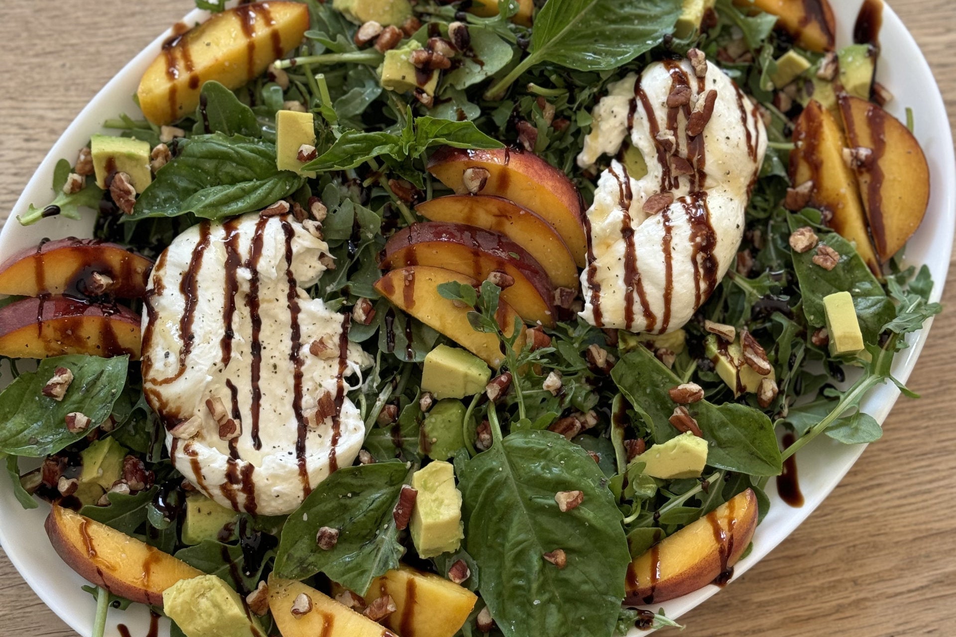 Peach & Burrata Salad
