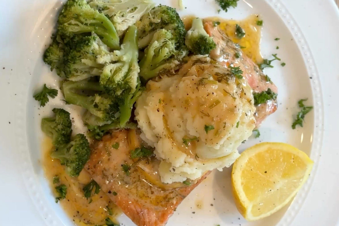 Baked Honey Mustard Salmon