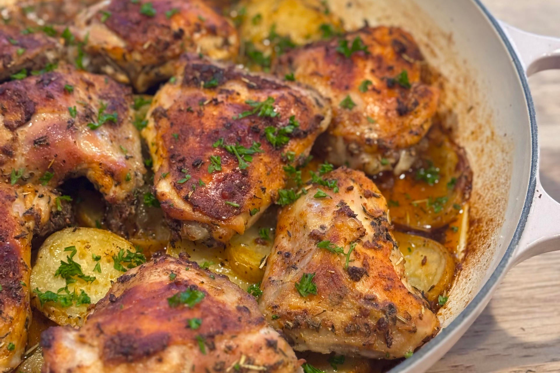 One-Skillet Chicken & Potatoes